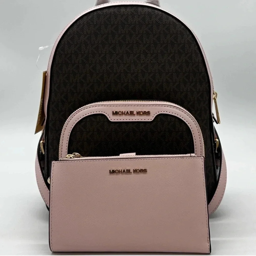 Michael Kors Medium Jaycee Zip Packet Backpack & … - image 2